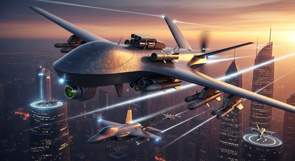 Combat Drones Replace Fighter Jets